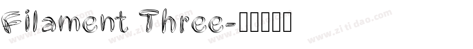 Filament Three字体转换